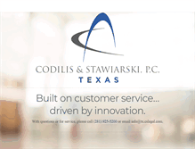 Tablet Screenshot of codilisandstawiarski.com